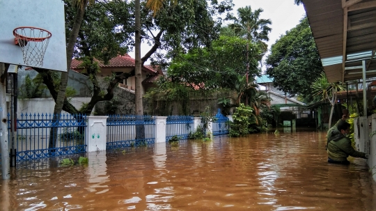 Permukiman Warga di Kebalen Terendam Banjir
