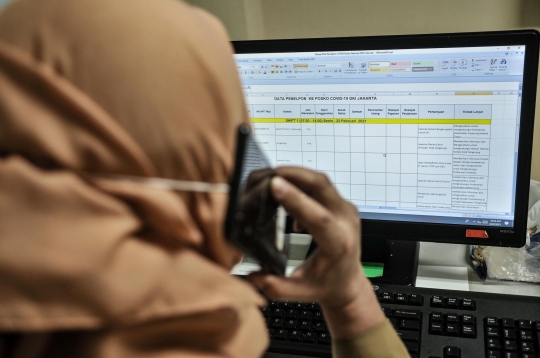 Intip Kesibukan di Posko Jakarta Tanggap Covid-19