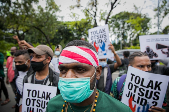 Aksi Mahasiswa Papua Tolak Otonomi Khusus