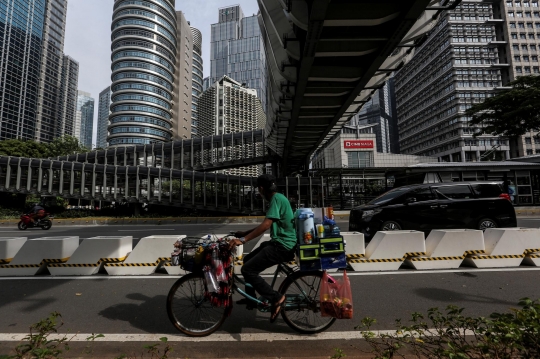 Jalur Sepeda di Jalan Sudirman-Thamrin Jadi Permanen