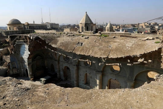 Berbenah Jelang Kunjungan Bersejarah Paus Fransiskus ke Kota Mosul