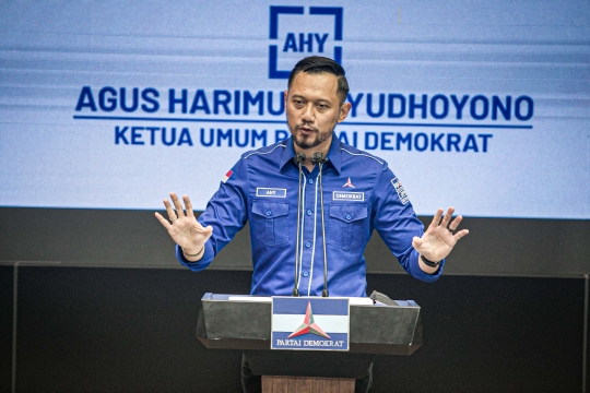 Ekspresi AHY Tanggapi KLB yang Pilih Moeldoko Jadi Ketum Demokrat