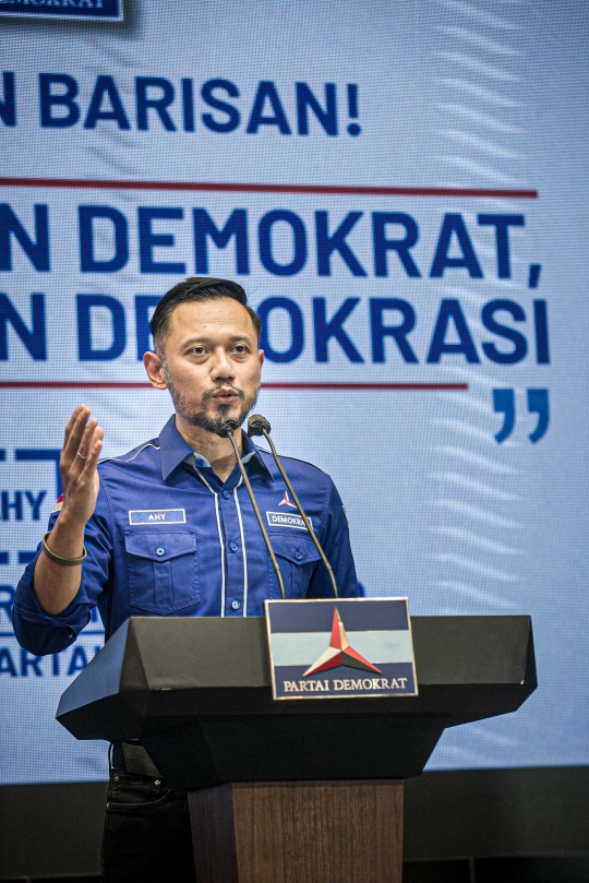 Ekspresi AHY Tanggapi KLB yang Pilih Moeldoko Jadi Ketum Demokrat