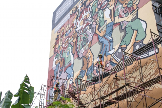 Converse City Forest, Kampanye Udara Bersih Lewat Mural