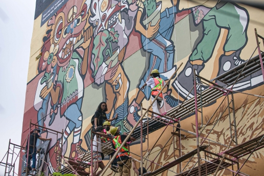 Converse City Forest, Kampanye Udara Bersih Lewat Mural