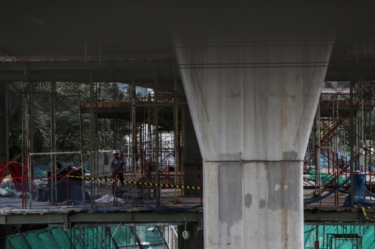 Skybridge Transjakarta-MRT Rampung Mei 2021