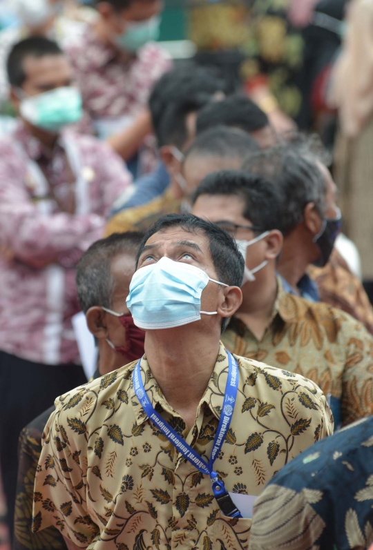 Ribuan Pegawai Ditjen Imigrasi Kemenkum HAM Disuntik Vaksin Covid-19