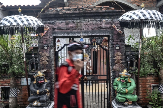 Khidmat Perayaan Nyepi di Kampung Bali Bekasi