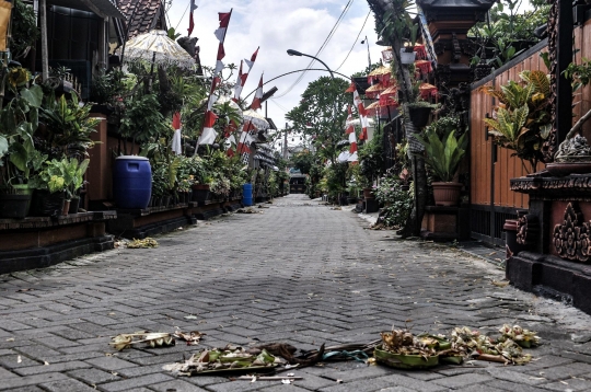 Khidmat Perayaan Nyepi di Kampung Bali Bekasi