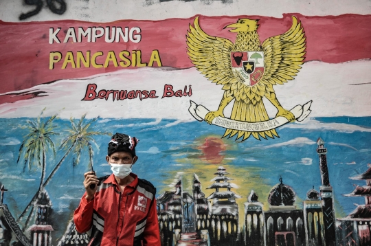 Khidmat Perayaan Nyepi di Kampung Bali Bekasi
