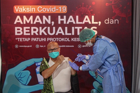 Vaksinasi Covid-19 untuk Anggota KPU