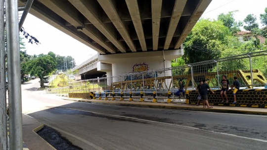 Karya Mural di Tembok Flyover Malang