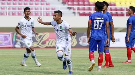 Arema FC Vs Persikabo 1973 Bermain Imbang di Stadion Manahan