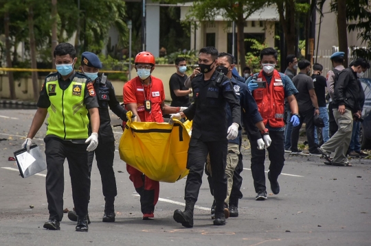 Penjagaan Ketat Usai Bom Bunuh Diri di Gereja Katedral Makassar