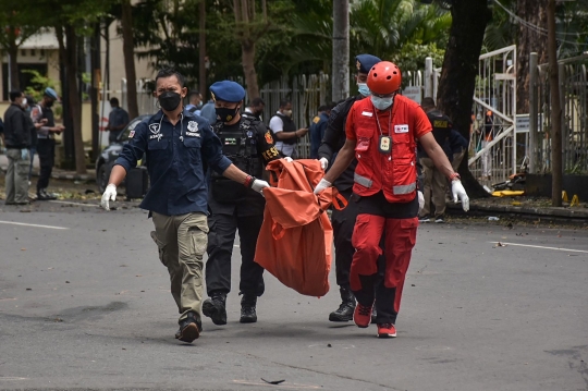 Penjagaan Ketat Usai Bom Bunuh Diri di Gereja Katedral Makassar