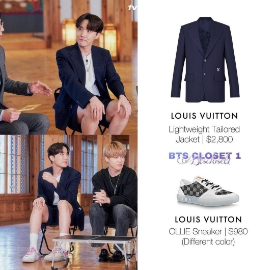 JK DAILYʲᵏ on X: [INFO] JUNGKOOK is wearing a Louis Vuitton Staples  Edition DNA Denim Jacket ($2,030) in 'You Quiz On The Block' Link:    / X