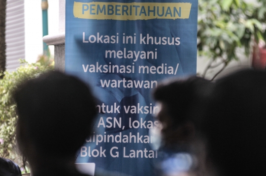 Pemprov DKI Kebut Vaksinasi Covid-19 untuk Jurnalis