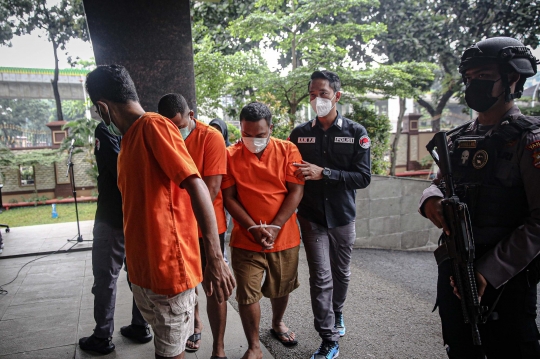 Rilis Barang Bukti Penyelundupan Narkotika Jaringan Malaysia ke Indonesia
