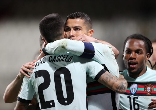 Aksi Ronaldo Bawa Portugal Kemenangan di Grup A Kualifikasi Piala Dunia