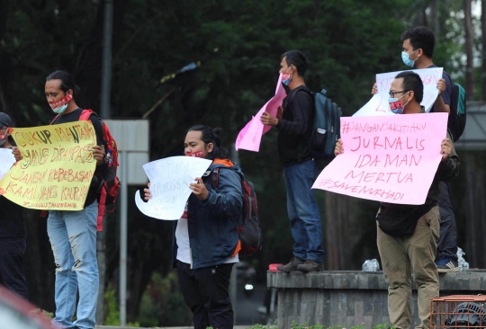 Aksi Solidaritas Kecam Kekerasan pada Jurnalis