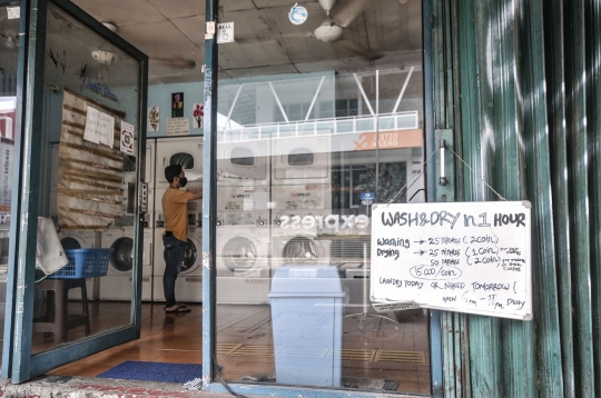 Jasa Laundry Self Service Dilanda Sepi akibat Pandemi