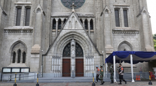 Antisipasi Teror, Pengamanan Gereja di Ibu Kota Diperketat Selama Paskah