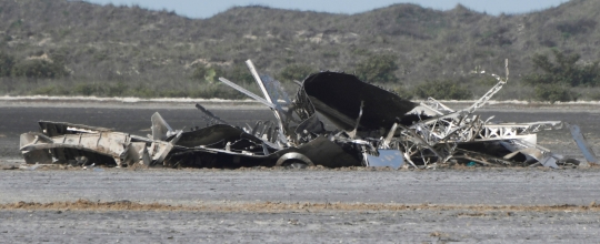 Puing-Puing Roket SpaceX yang Meledak