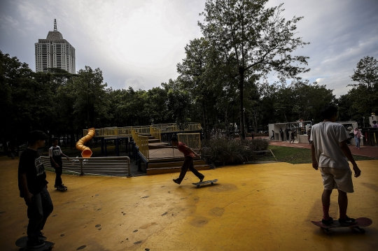 Mengisi Akhir Pekan di Taman Puring