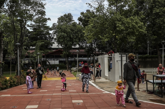 Mengisi Akhir Pekan di Taman Puring