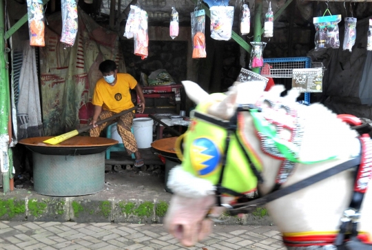 Suasana Setu Babakan Saat Dibuka untuk Umum