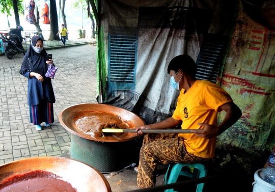 Suasana Setu Babakan Saat Dibuka untuk Umum