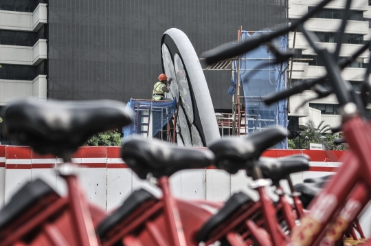 Pembangunan Tugu Sepeda di Ibu Kota