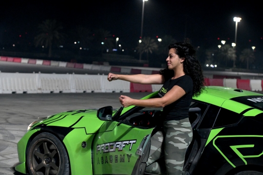 Noor Daoud, Pembalap Drift Cantik dan Seksi Palestina
