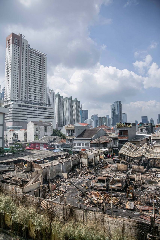 Kondisi Pasar Kambing Tanah Abang Ludes Terbakar