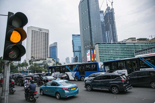Kemacetan Ibu Kota Menjelang Waktu Berbuka Puasa