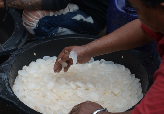 Geliat Penjualan Kolang-kaling di Tengah Ramadan