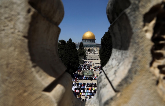 Kerinduan Muslim Palestina Laksanakan Salat Jumat Ramadan di Masjid Al-Aqsa