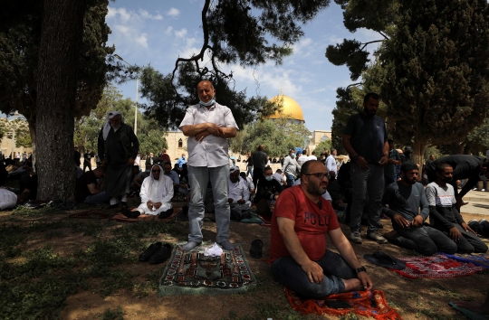 Kerinduan Muslim Palestina Laksanakan Salat Jumat Ramadan di Masjid Al-Aqsa