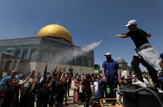 Kerinduan Muslim Palestina Laksanakan Salat Jumat Ramadan di Masjid Al-Aqsa