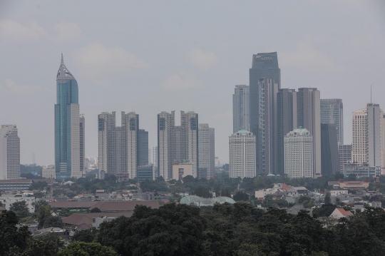 Tersamar Kabut Polusi Udara di Jakarta