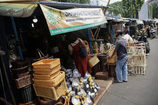 Jelang Lebaran, Penjual Parcel Musiman Mulai Menjamur