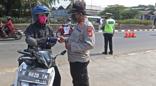 Sosialisasi Larangan Mudik Jelang Lebaran