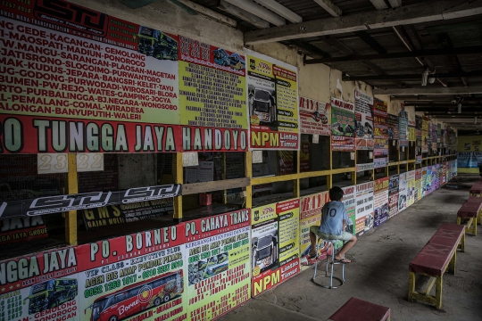 Terminal Pondok Pinang Tutup Akibat Larangan Mudik