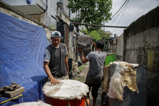 Jelang Lebaran, Pedagang Bedug Mulai Menjamur di Tanah Abang