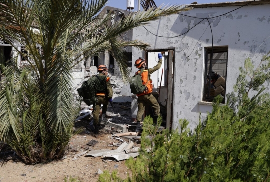Lokasi Serangan Roket Hamas di Israel