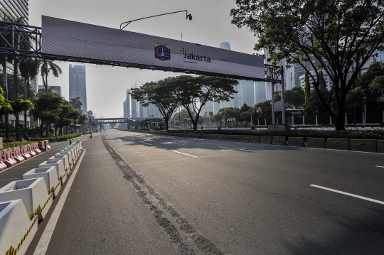 Jalanan Ibu Kota Sepi Kala Idulfitri