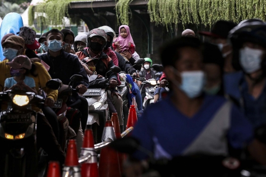 Hari Kedua Lebaran, Ancol Diserbu Wisatawan