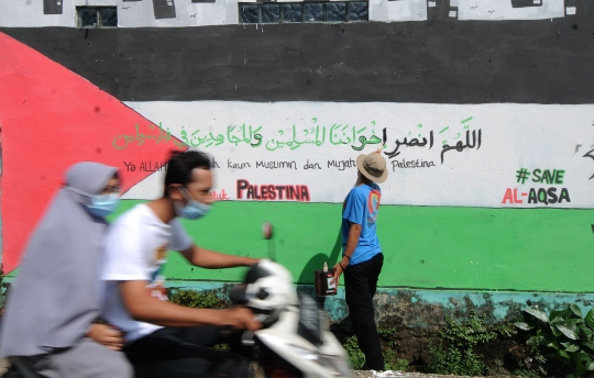 Ungkapan Keprihatinan Palestina Lewat Mural