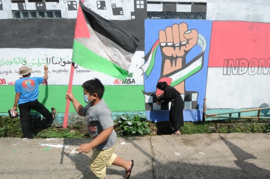 Ungkapan Keprihatinan Palestina Lewat Mural