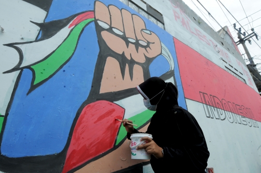 Ungkapan Keprihatinan Palestina Lewat Mural